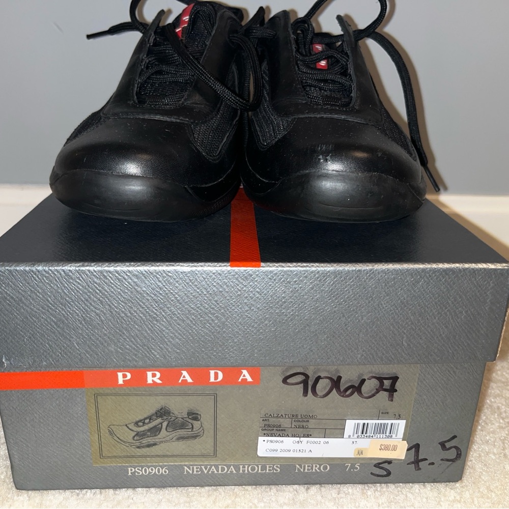 Prada Men's Black Sneakers